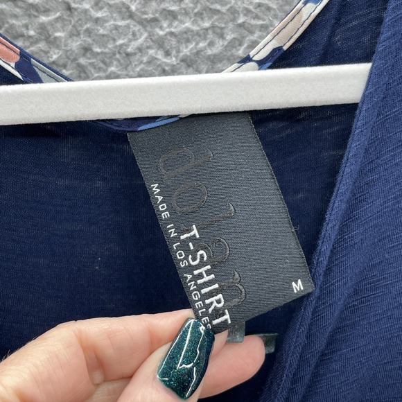 Dolan Dress Women Medium Blue Fit Flare Taya Knee Length Flowy Retro T Shirt - Picture 4 of 8